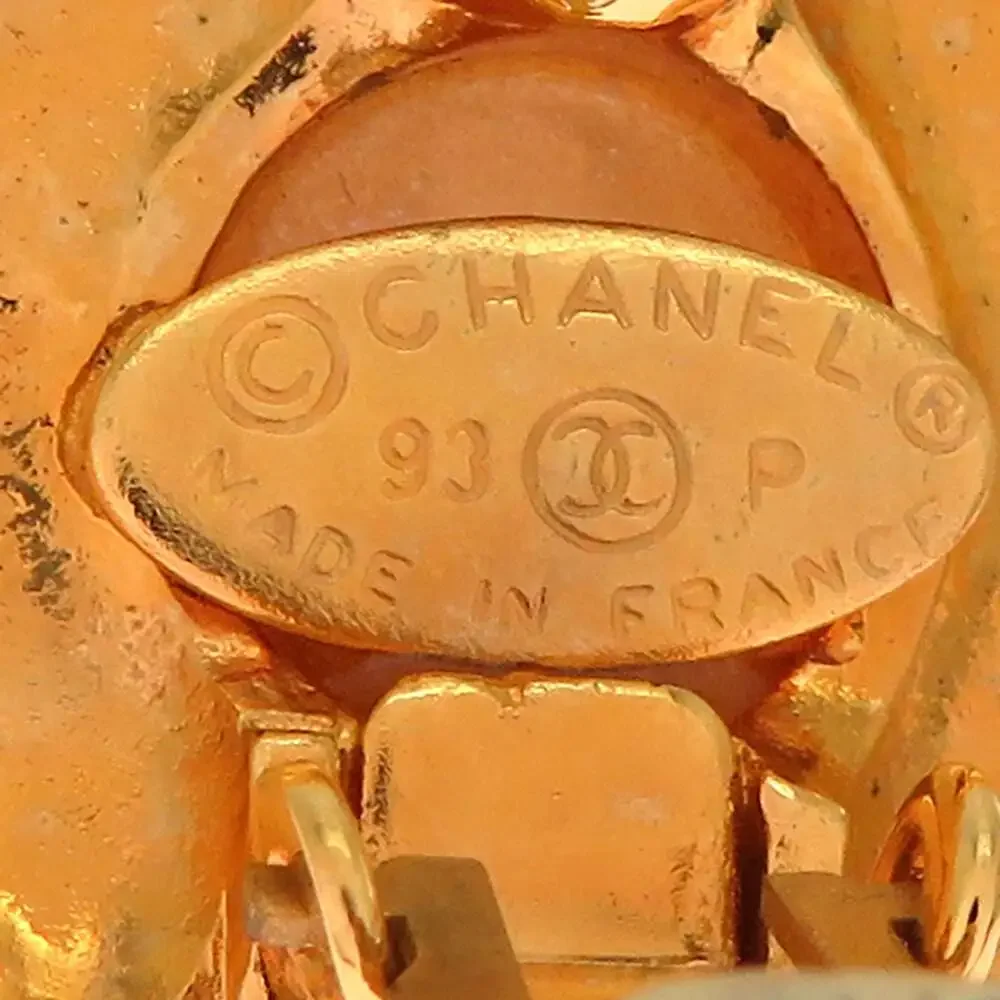 Chanel Cc Logo Clip-On Earrings Metal #207076C95B